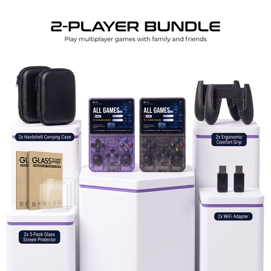 RetroVerse™ 2-Player Bundle Pack Purple - RETROVERSE