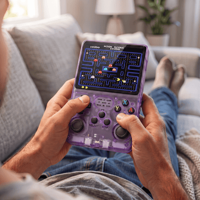 RetroVerse™ Pro 2.0 — R36S Retro Handheld Console Purple - RETROVERSE