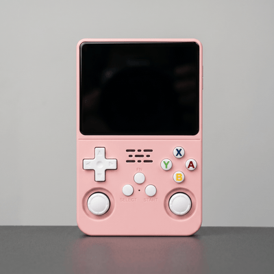 RetroVerse™ Pro 2.0 — R36S Retro Handheld Console Pink - RETROVERSE